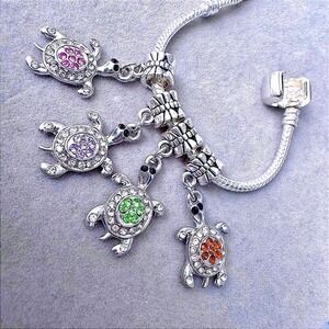 Turtle Charm BUNDLE Dangle Charm fits PANDORA